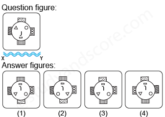 Non verbal reasoning, water images practice questions with detailed solutions, water images question and answers with explanations, Non-verbal series, water images tips and tricks, practice tests for competitive exams, Free water images practice questions